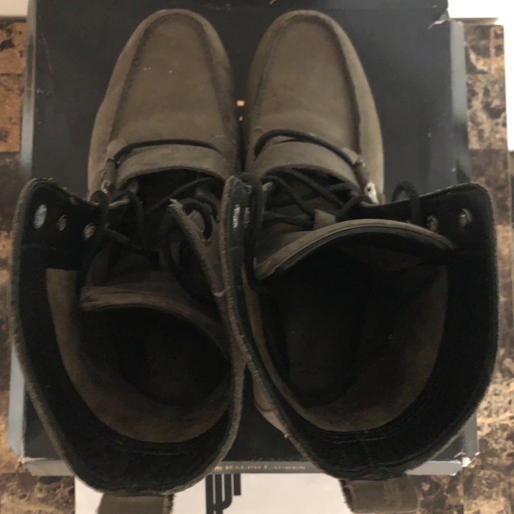 Ronnie Fieg x Polo Ralph Lauren Grey Ranger “Cookie” Boots - Picture 9 of 13